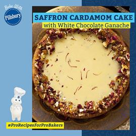 Saffron Cardamom Cake